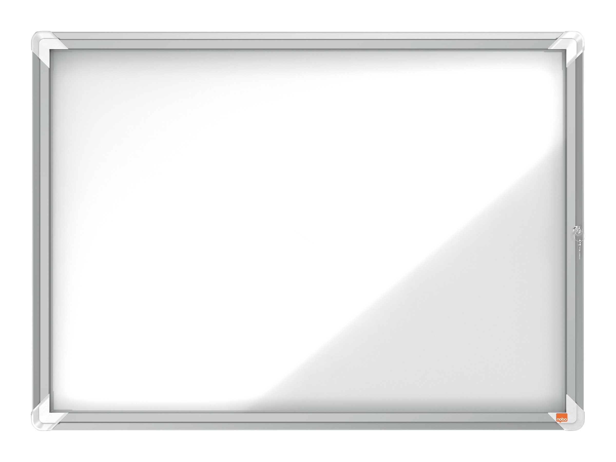 1 Vitrine d'extérieur 8xA4 PREMIUM PLUS Nobo magnétique -  Blanc