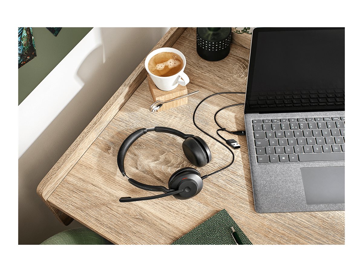 1 Casque téléphonique filaire Evolve 2 30 SE Duo MS USB-A JABRA