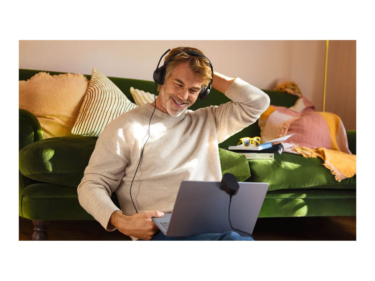 1 Casque téléphonique filaire/bluetooth Evolve2 50 Duo MS  USB-C JABRA