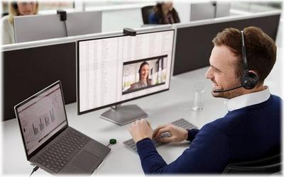 1 Casque téléphonique sans fil Engage 55 Duo MS USB-A JABRA