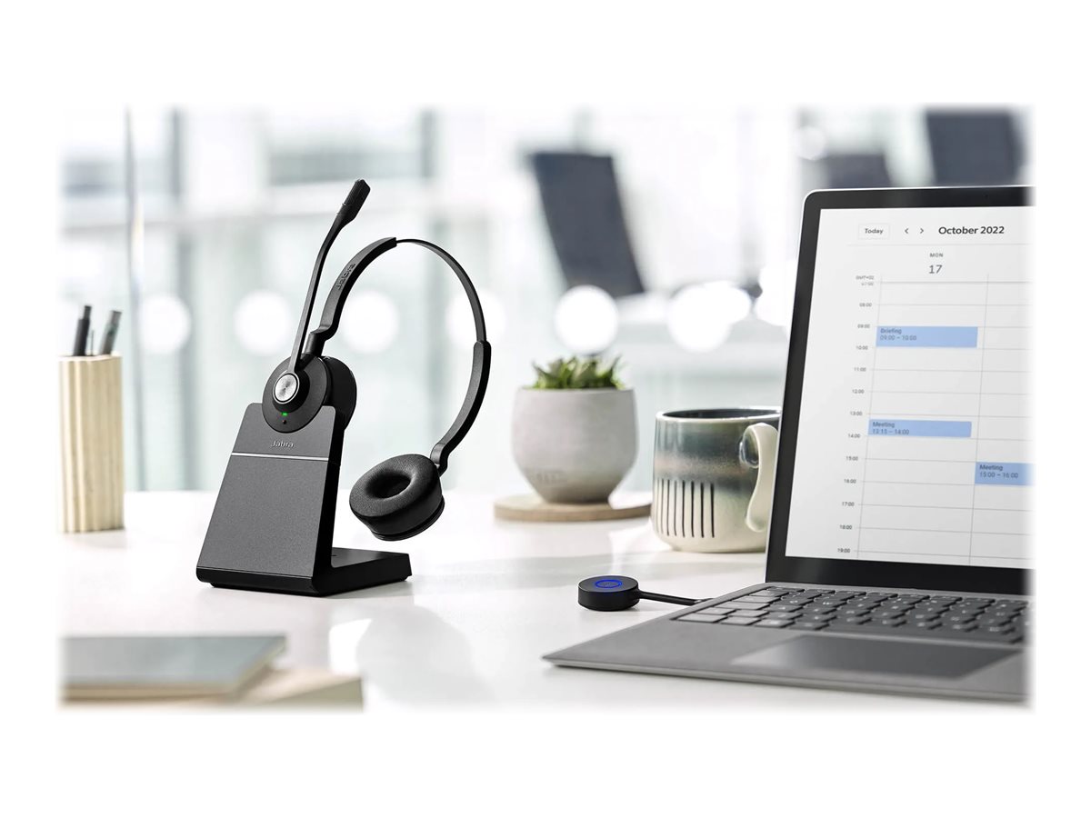 1 Casque téléphonique sans fil Engage 55Duo MS USB-C JABRA