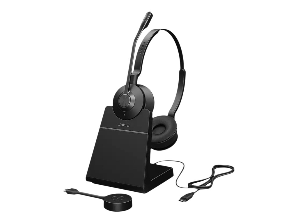 1 Casque téléphonique sans fil Engage 55Duo MS USB-C JABRA