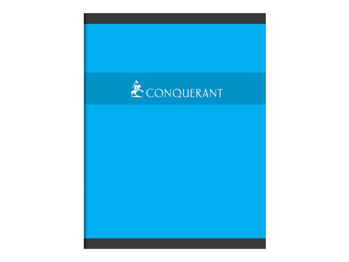 1 Cahier agrafé Conquérant 70g, 17x22 cm,5x5,96 pages