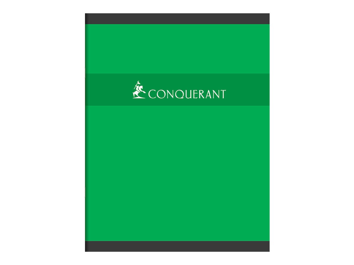 1 Cahier agrafé Conquérant 70g, 17x22 cm,5x5,96 pages