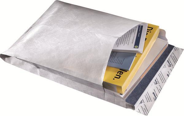 1 Pack de 20 Pochettes TYVEK blanc indéchirable 229x324 mm à soufflet 38 mm