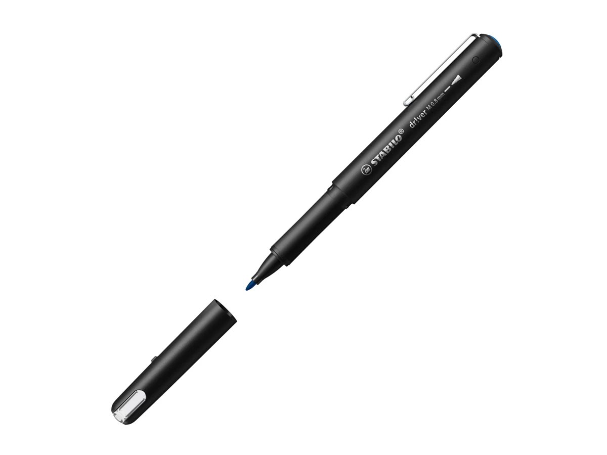 STABILO dr!ver stylo fin Moyen Bleu 1 pièce(s)