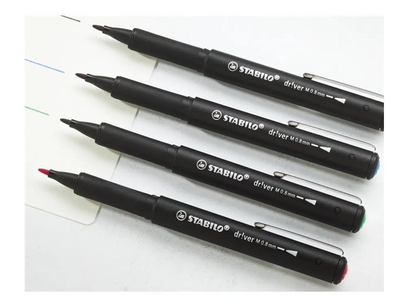 STABILO dr!ver stylo fin Moyen Bleu 1 pièce(s)