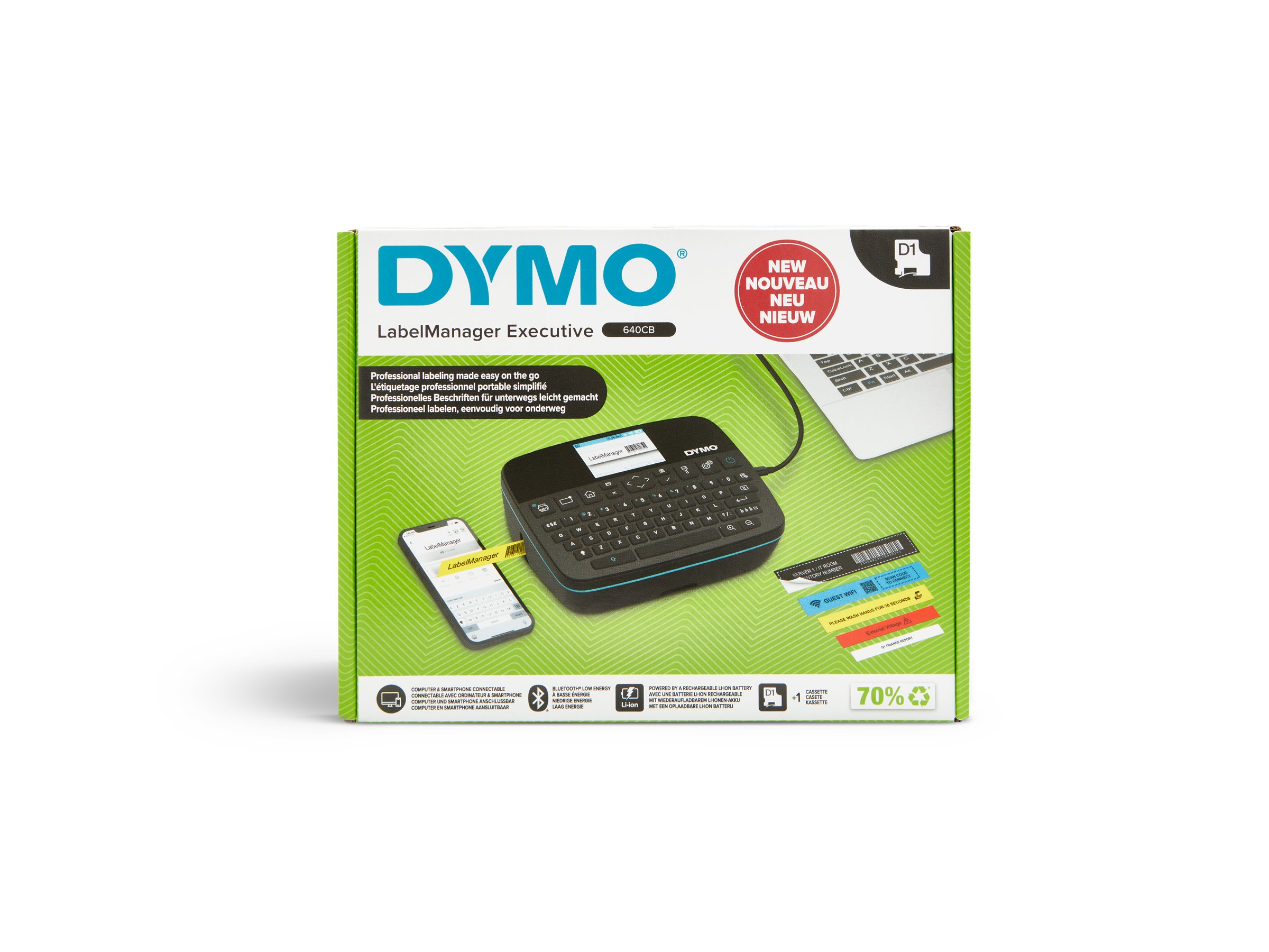 1 Titreuse DYMO Label Manager 640 CB Clavier QWERTY