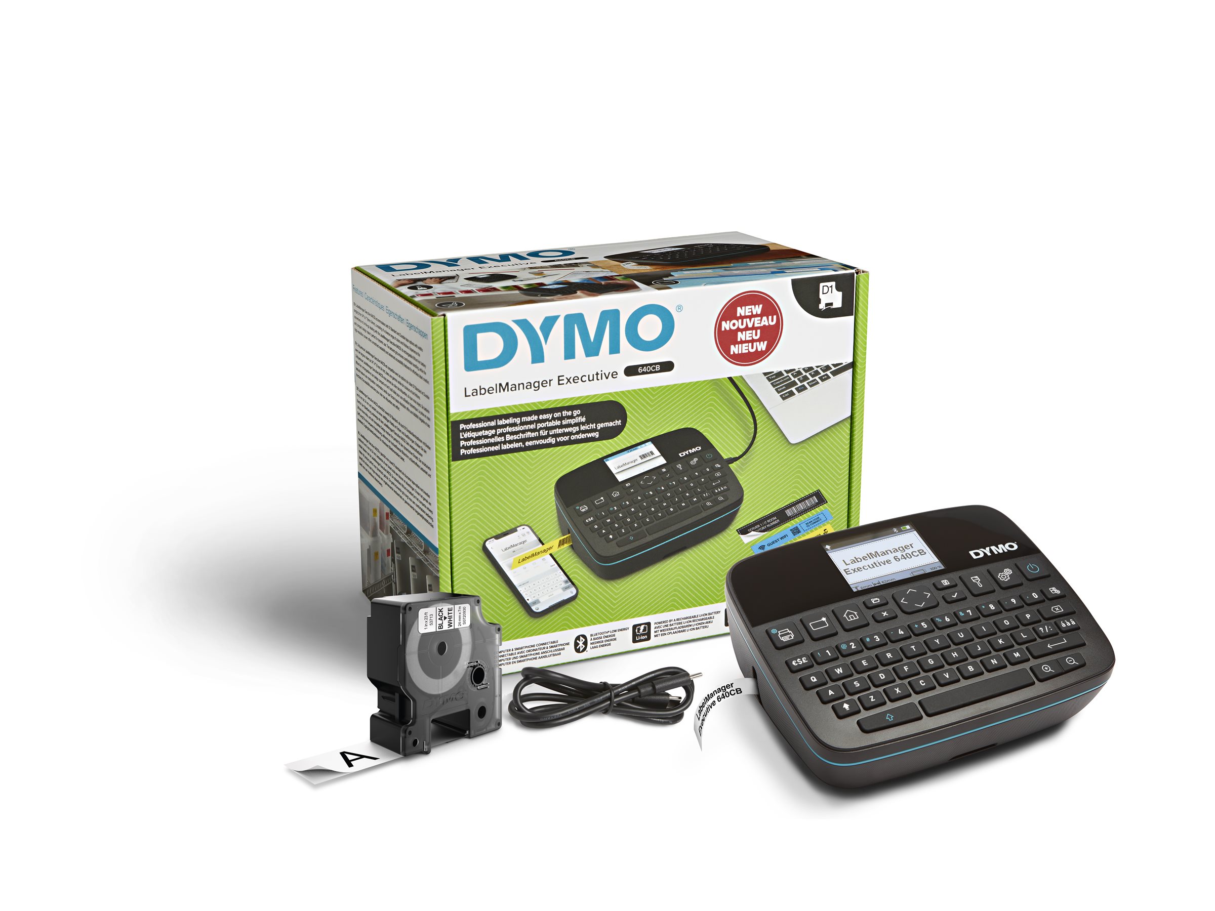 1 Titreuse DYMO Label Manager 640 CB Clavier QWERTY