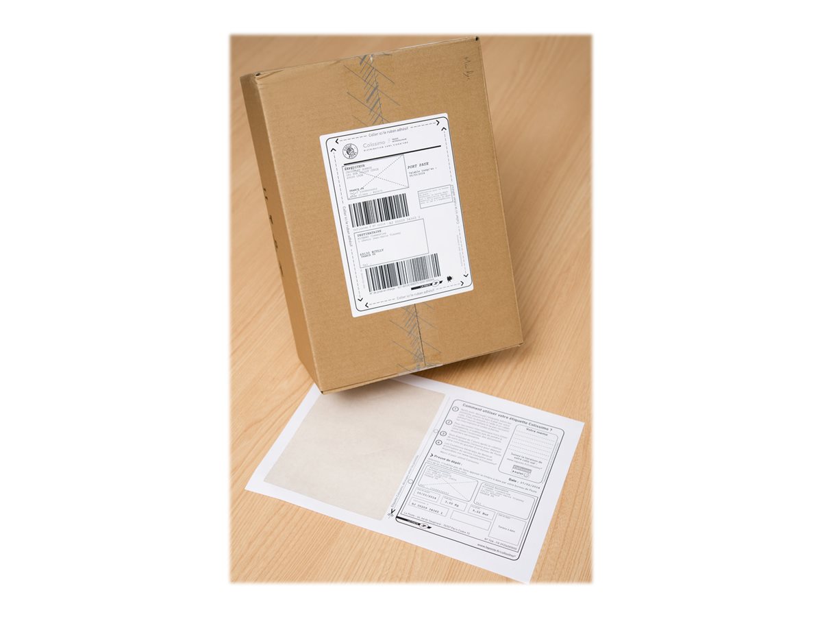 1 Boite de 100 Étiquettes intégrées Stick'Ngo format Colissimo 113x164mm