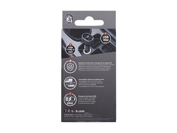 1 Chargeur allume cigares USB