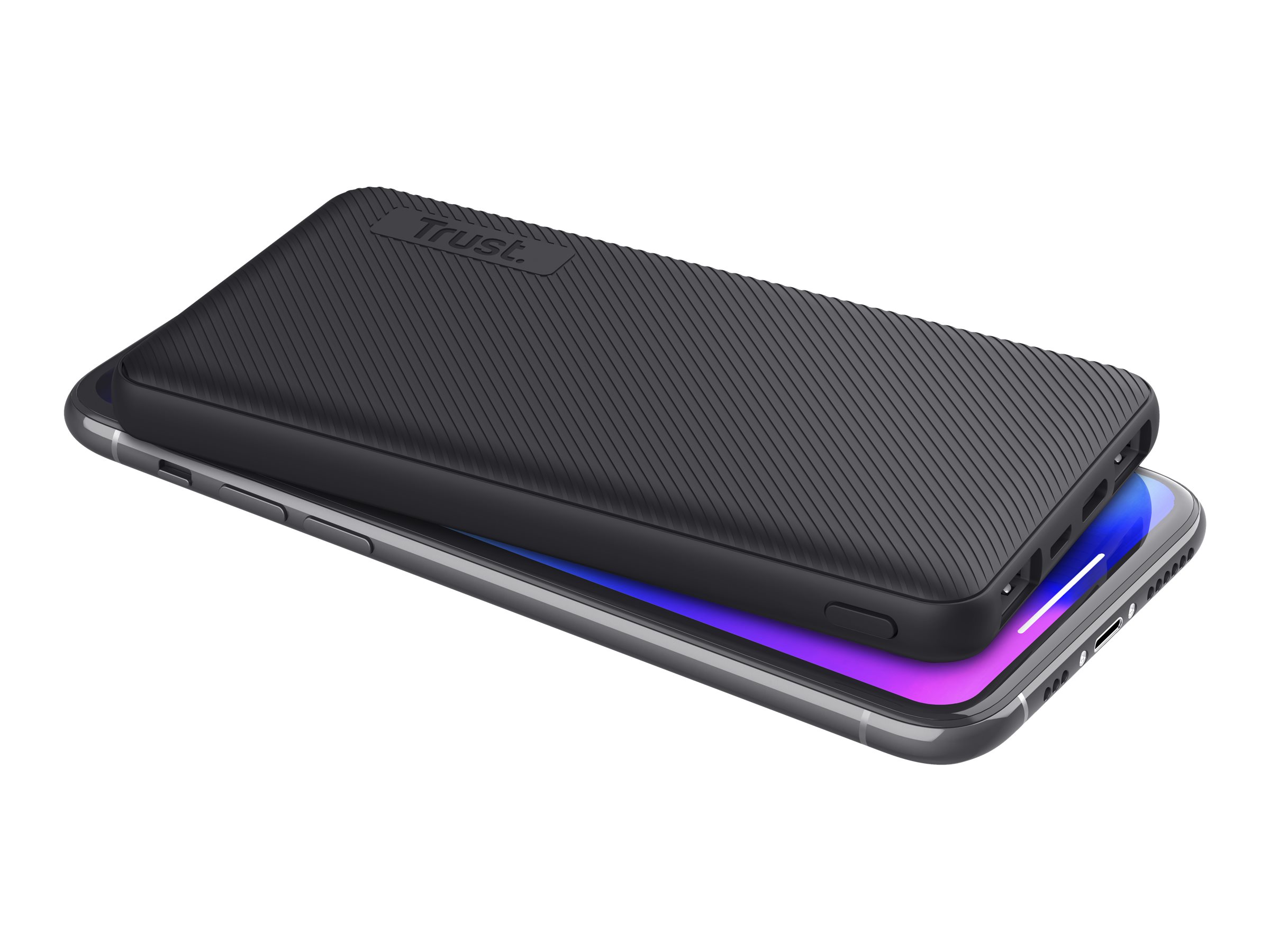 1 Batterie externe Powerbank Trust PrimoEco 10.000 mAh - Noir
