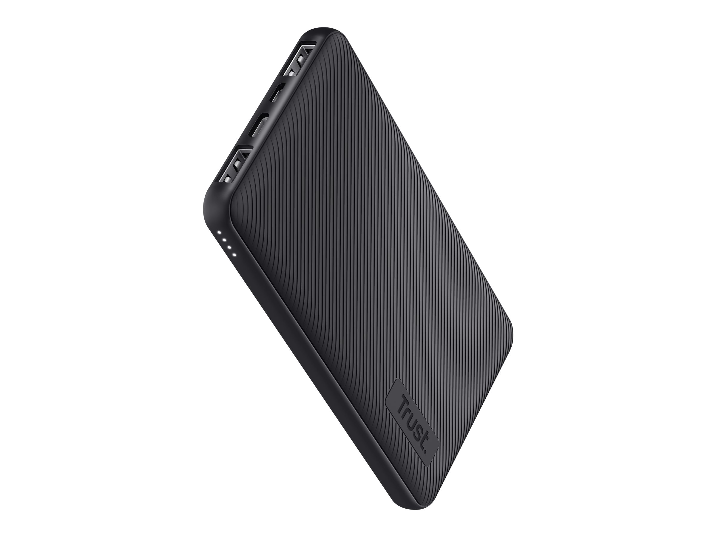 1 Batterie externe Powerbank Trust PrimoEco 10.000 mAh - Noir