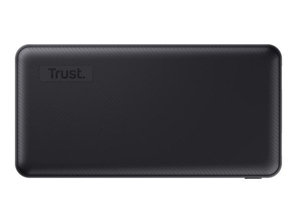 1 Batterie externe Powerbank Trust PrimoEco 15.000 mAh - Noir