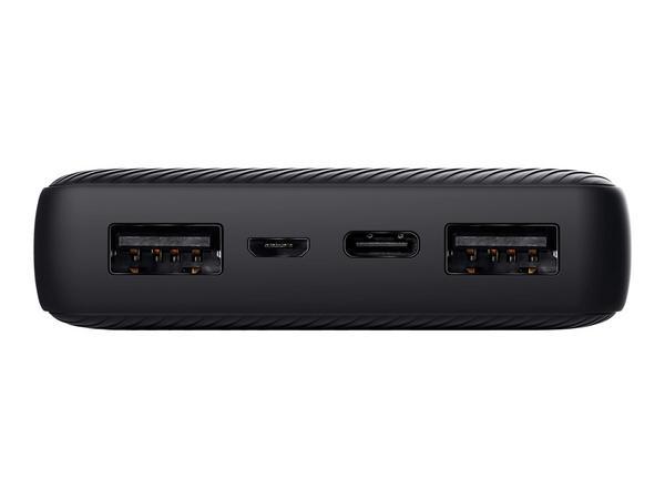 1 Batterie externe Powerbank Trust PrimoEco 15.000 mAh - Noir