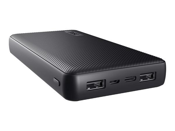1 Batterie externe Powerbank Trust PrimoEco 20.000 mAh - Noir