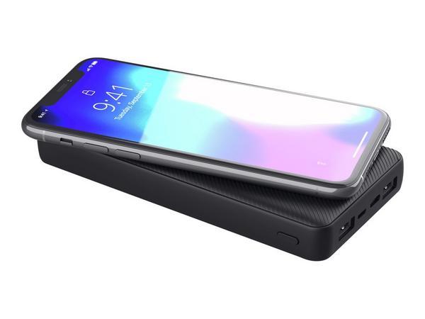 1 Batterie externe Powerbank Trust PrimoEco 20.000 mAh - Noir