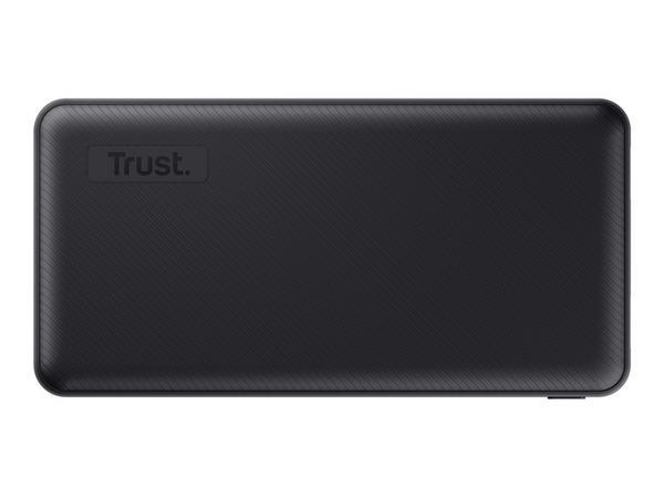1 Batterie externe Powerbank Trust PrimoEco 20.000 mAh - Noir