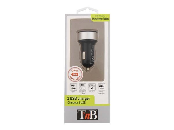 1 Chargeur allume-cigare 2 x USB-A