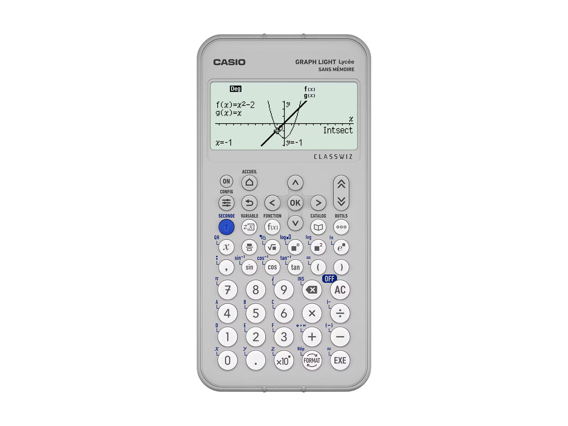 1 Calculatrice scolaire Casio Graph Light