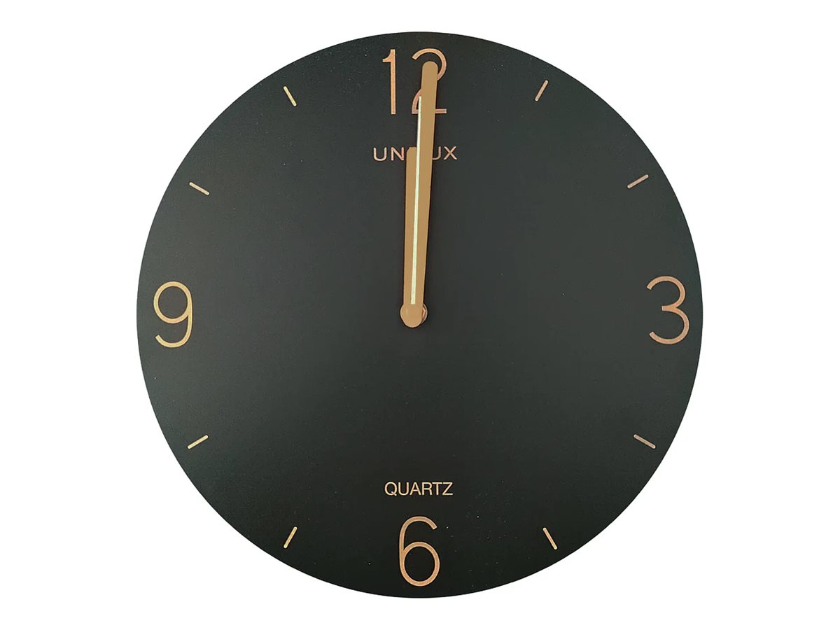 1 Horloge Oxford Savana Bois MDF - Noir