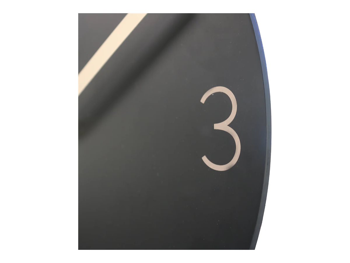 1 Horloge Oxford Savana Bois MDF - Noir