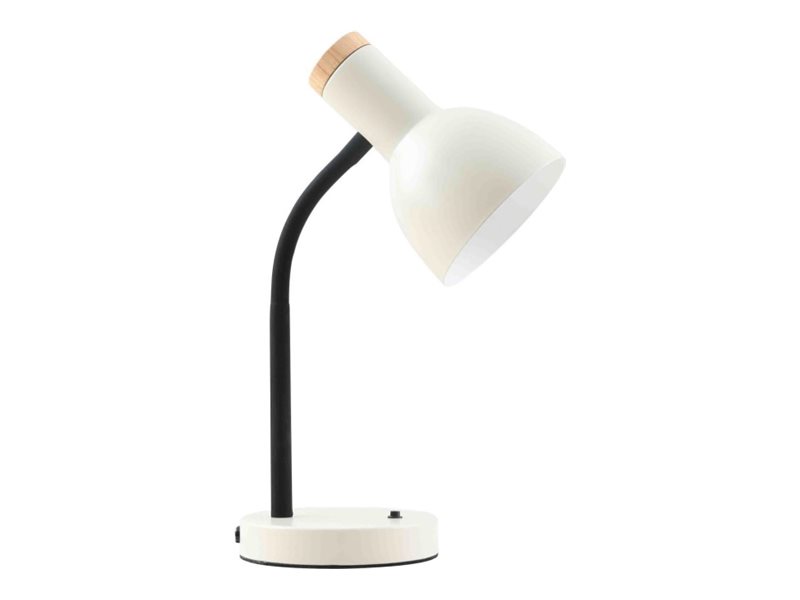 1 Lampe de bureau Andonios Bois/Blanc