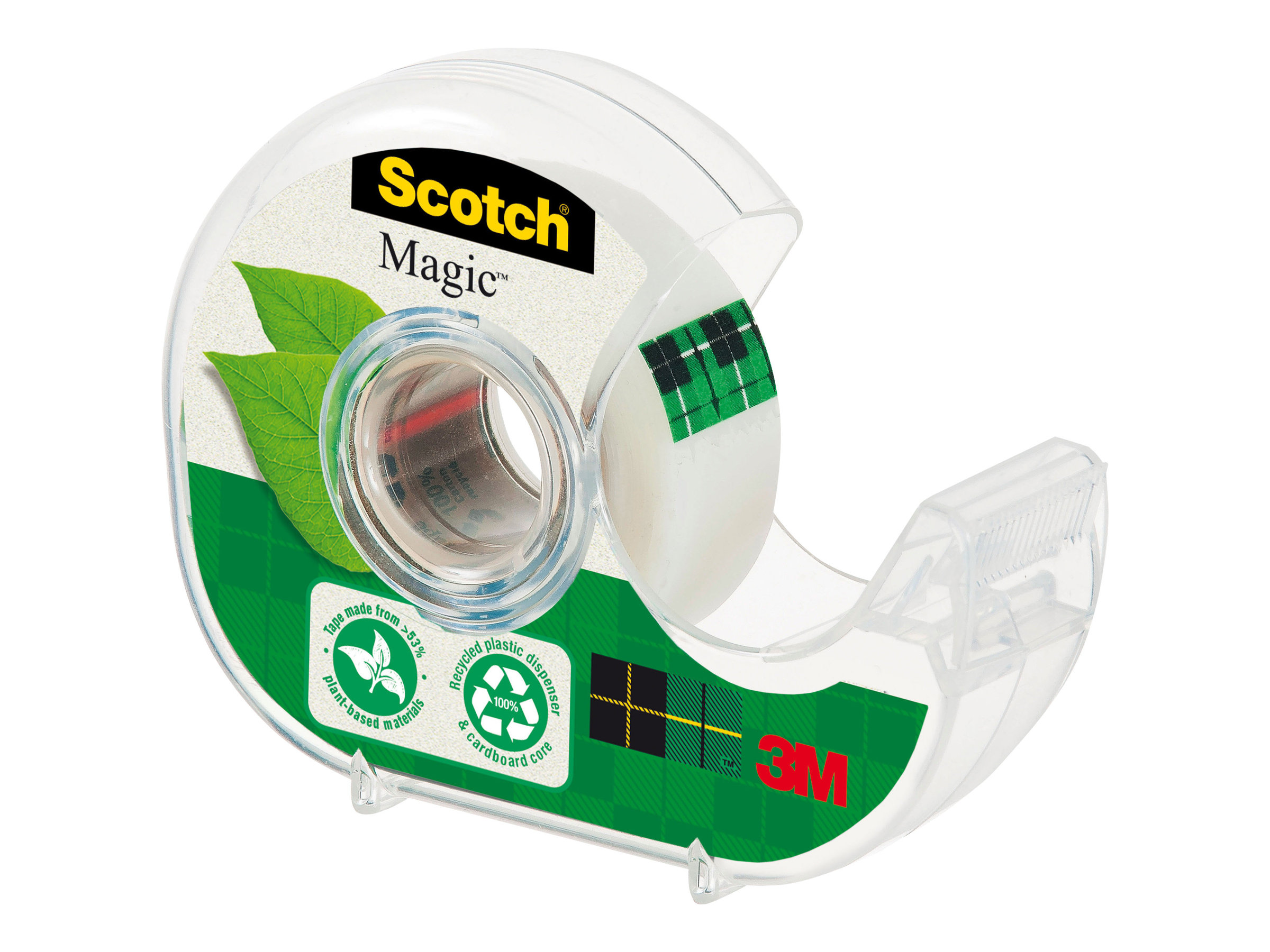 1 Dévidoir Scotch® Magic¿ recyclé 19 mm x 20 m