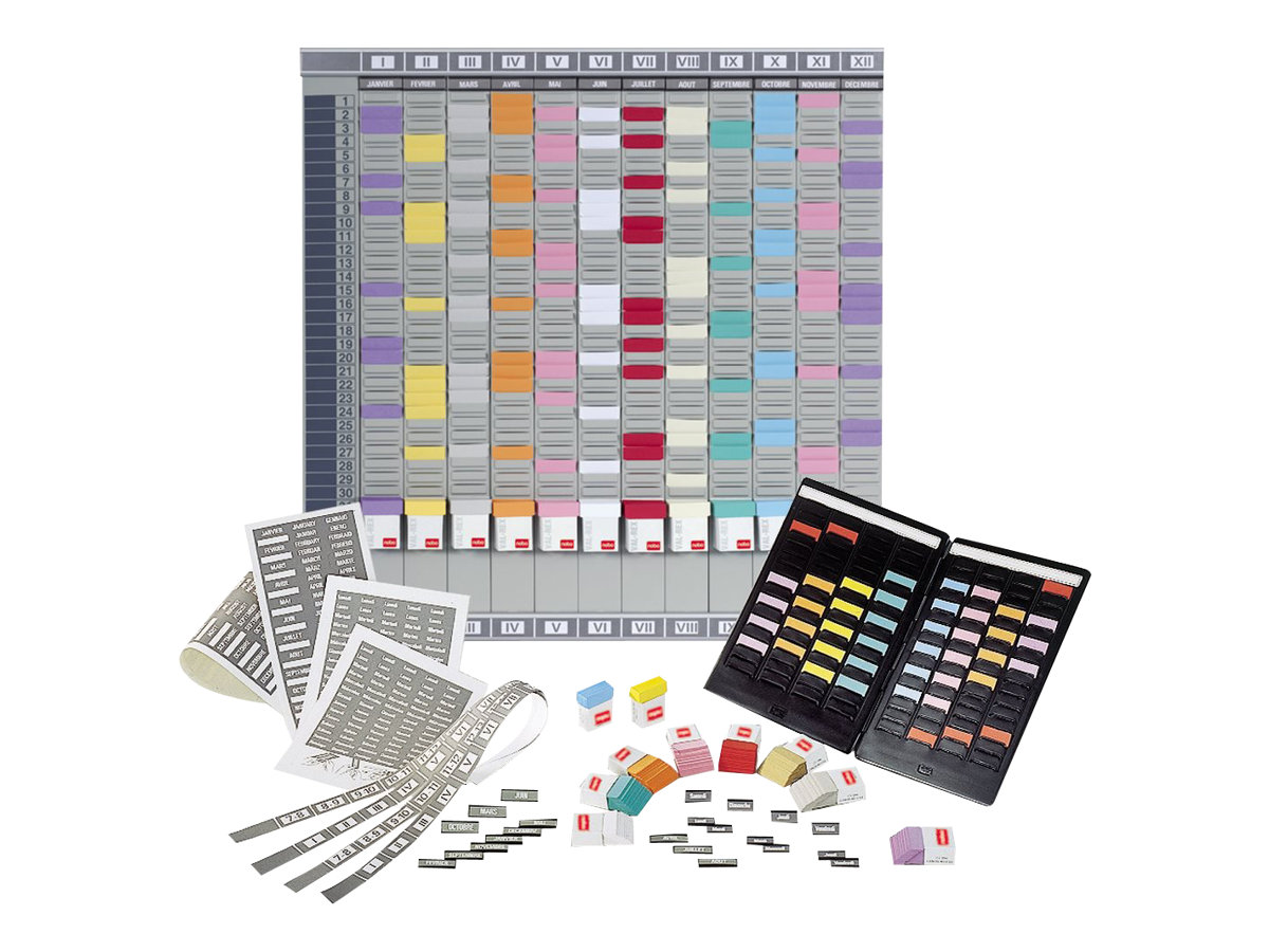 1 Planning Kit 12 colonnes annuelle ou mensuelle