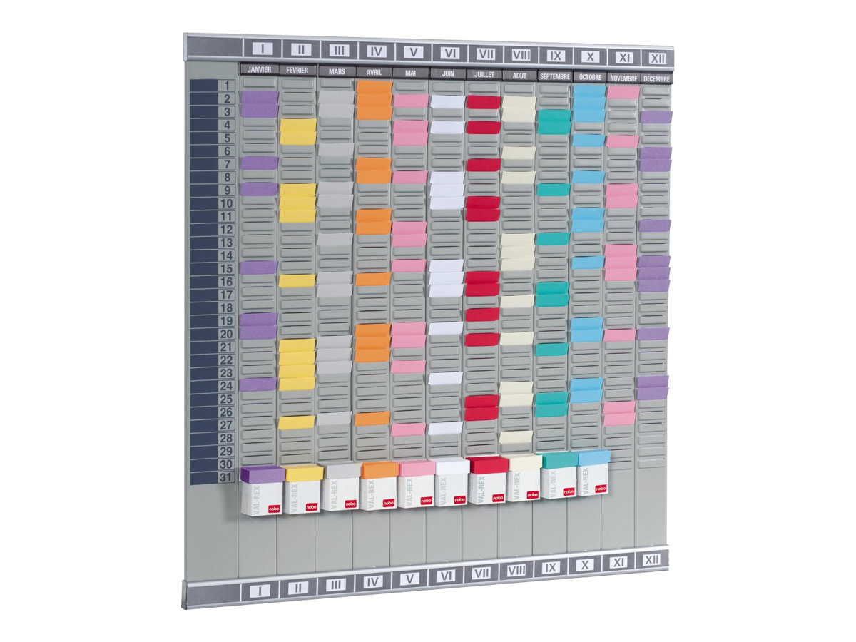 1 Planning Kit 12 colonnes annuelle ou mensuelle