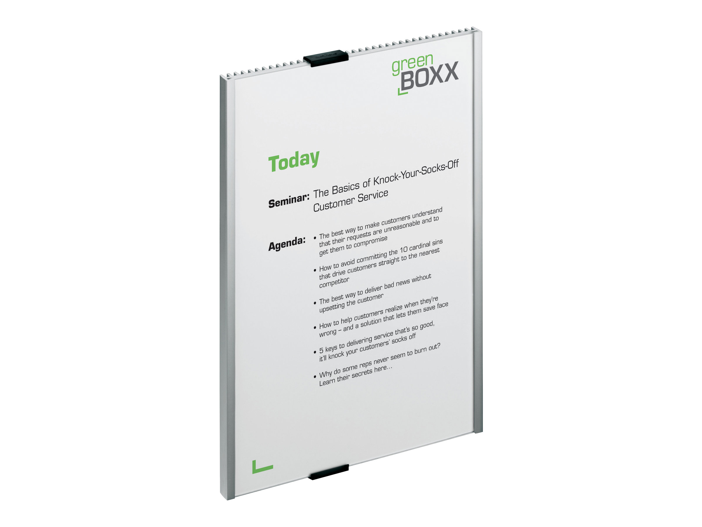 1 Plaque de porte format A4 - L 29,7 x H21 cm