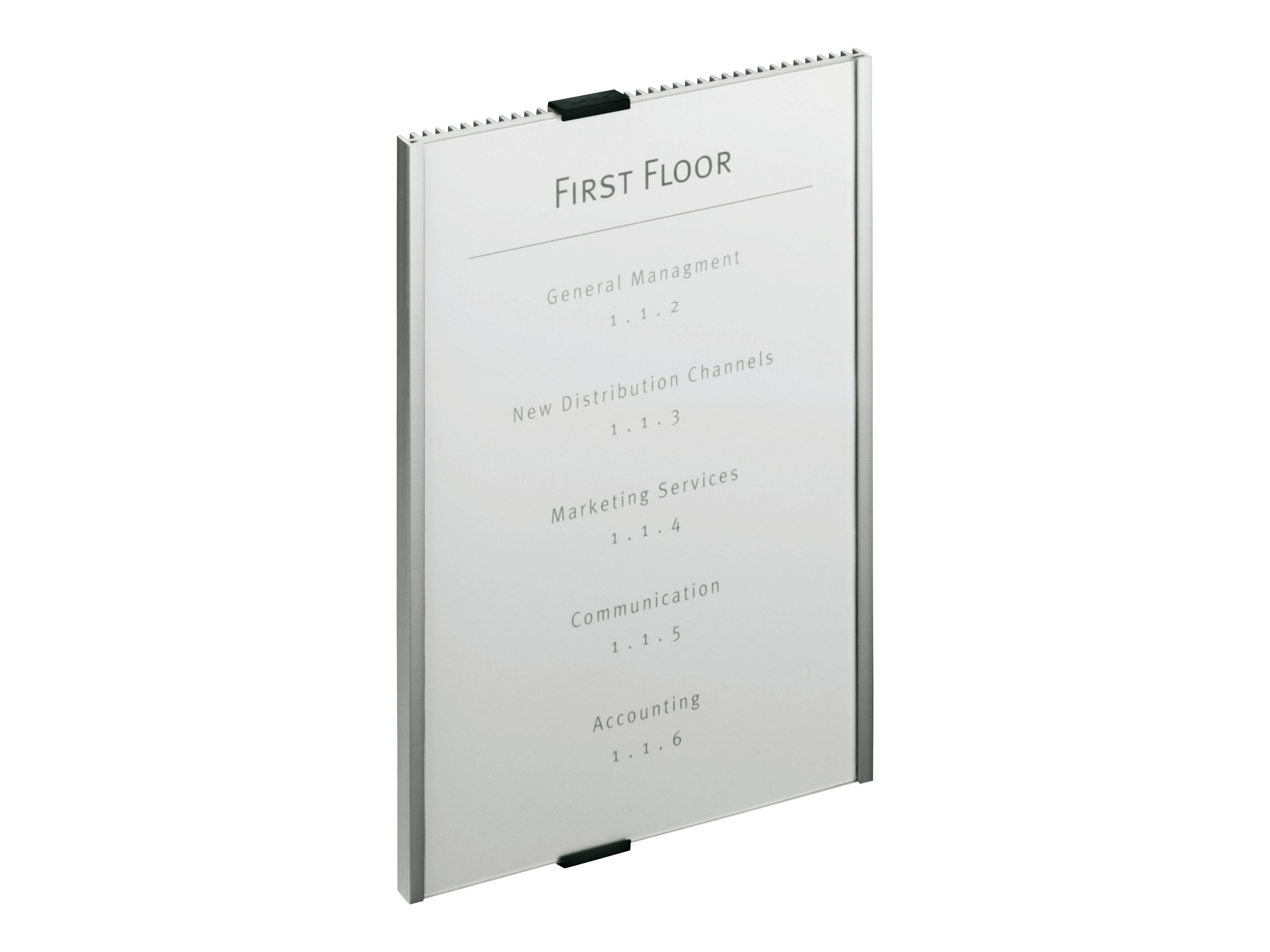 1 Plaque de porte format A4 - L 29,7 x H21 cm