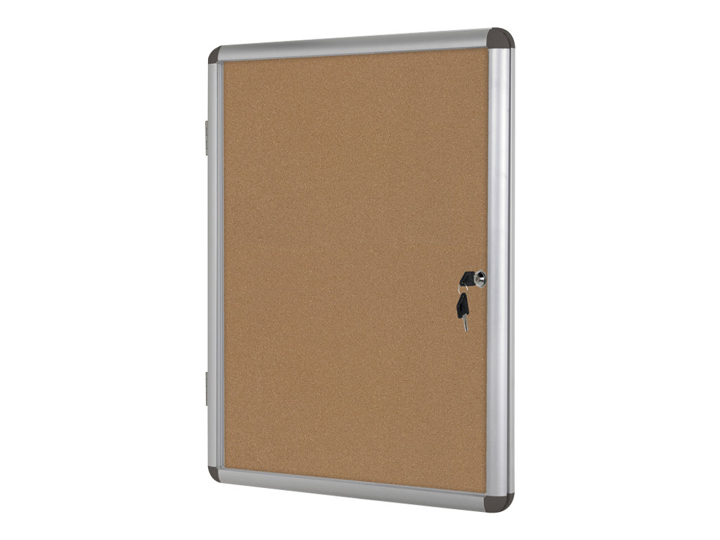 1 Vitrine d'intérieur 4 x A4 fond liège