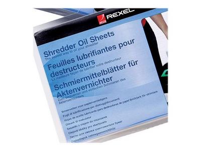 1 Etui de 20 Feuilles prélubrifiées pour entretien de destructeurs